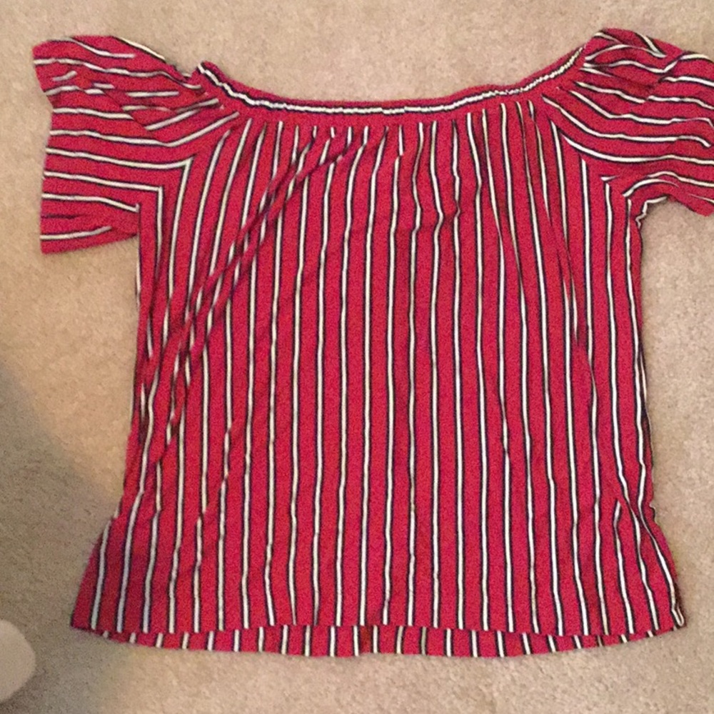 Loft off shoulder top